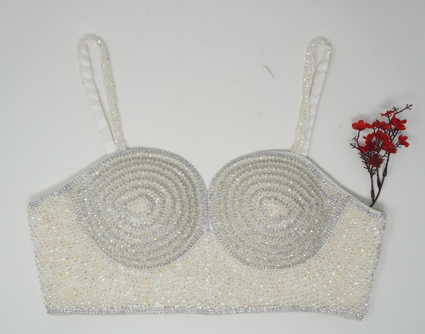 Designer Blouse, White color, Crystal Beaded, Ready to wear, Best seller, Indian Bridal Saree Blouse, Christmas, latest design for women