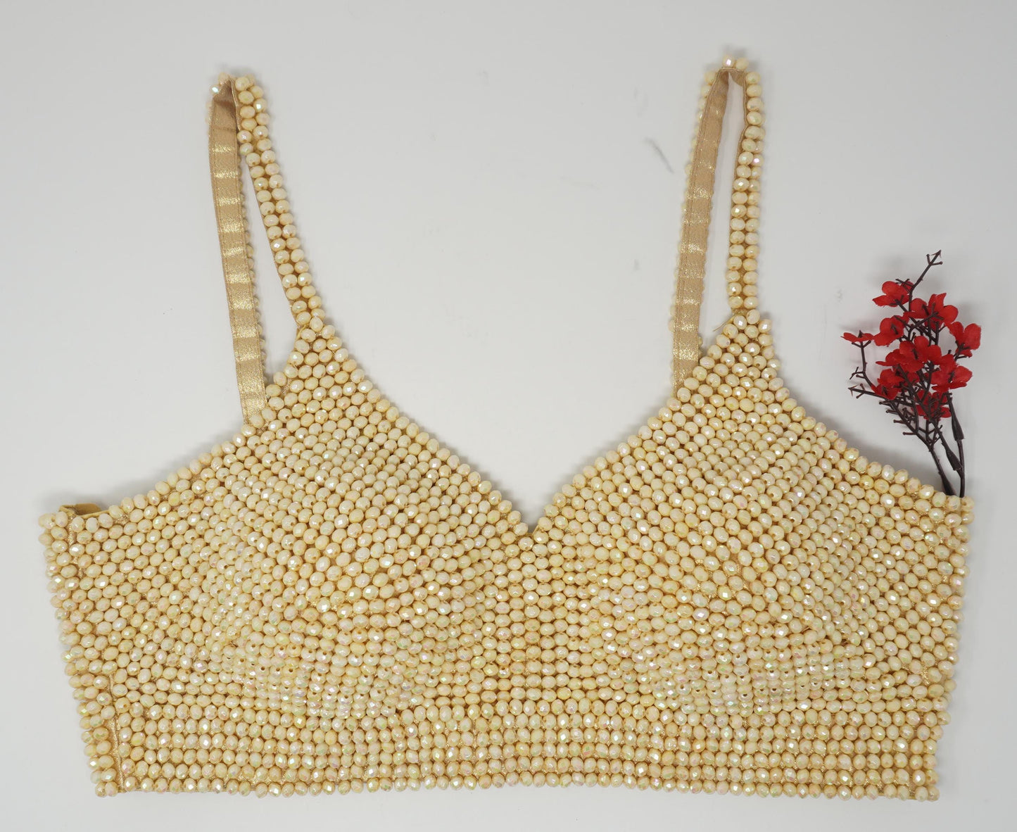 Designer Blouse, Cream beige color, heavy Beaded, Ready to wear, Best seller, Indian Bridal Saree Blouse, Christmas, latest design for women