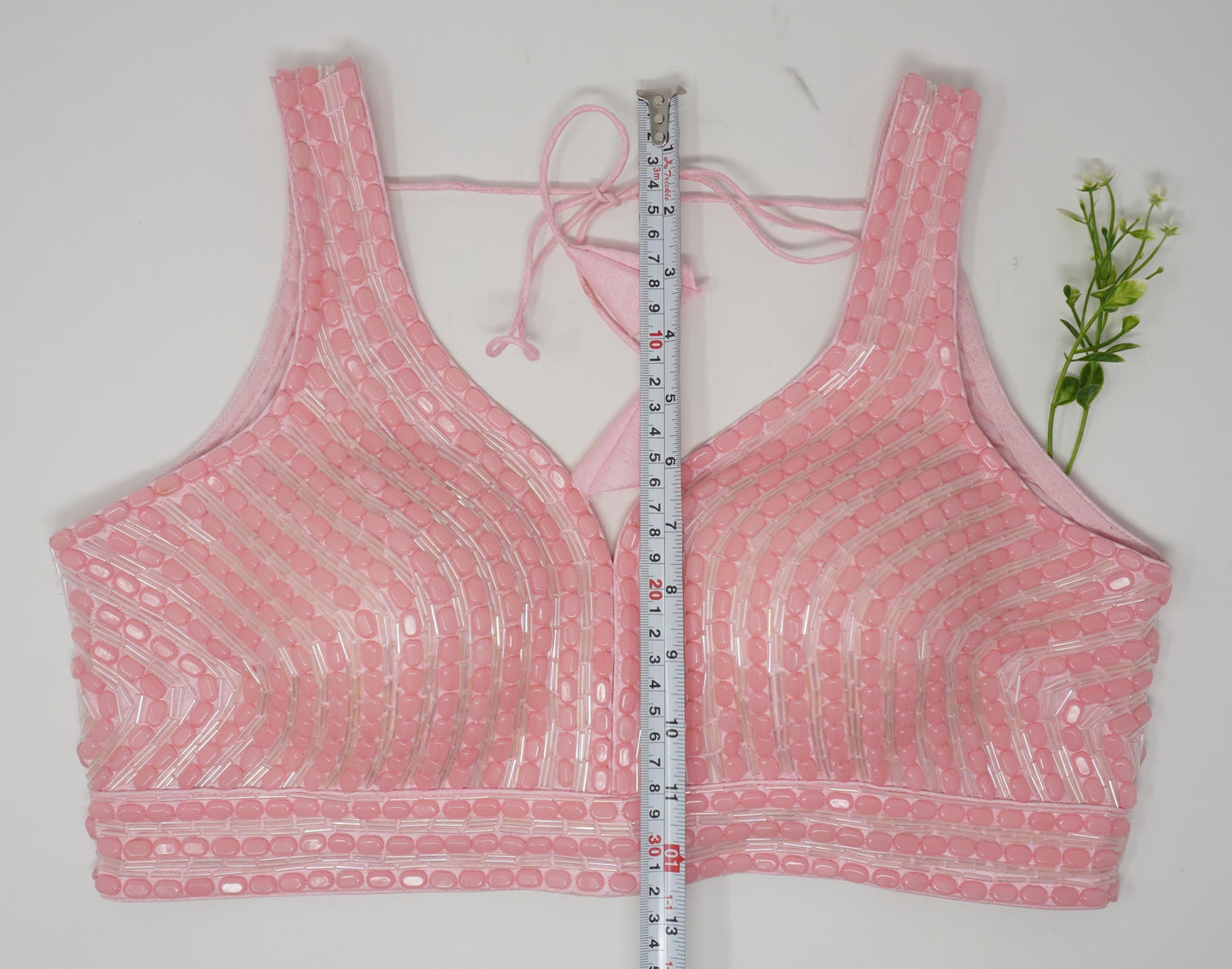 Designer Blouse, Pink color, heavy Beaded, Ready to wear, Best seller, Indian Bridal Saree Blouse, Christmas, latest design for women