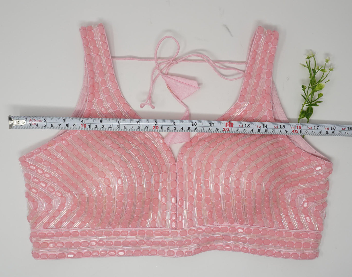 Designer Blouse, Pink color, heavy Beaded, Ready to wear, Best seller, Indian Bridal Saree Blouse, Christmas, latest design for women