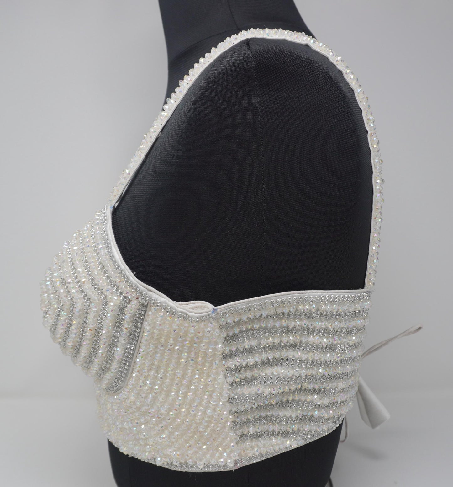 Designer Blouse, White color, Crystal Beaded, Ready to wear, Best seller, Indian Bridal Saree Blouse, Christmas, latest design for women