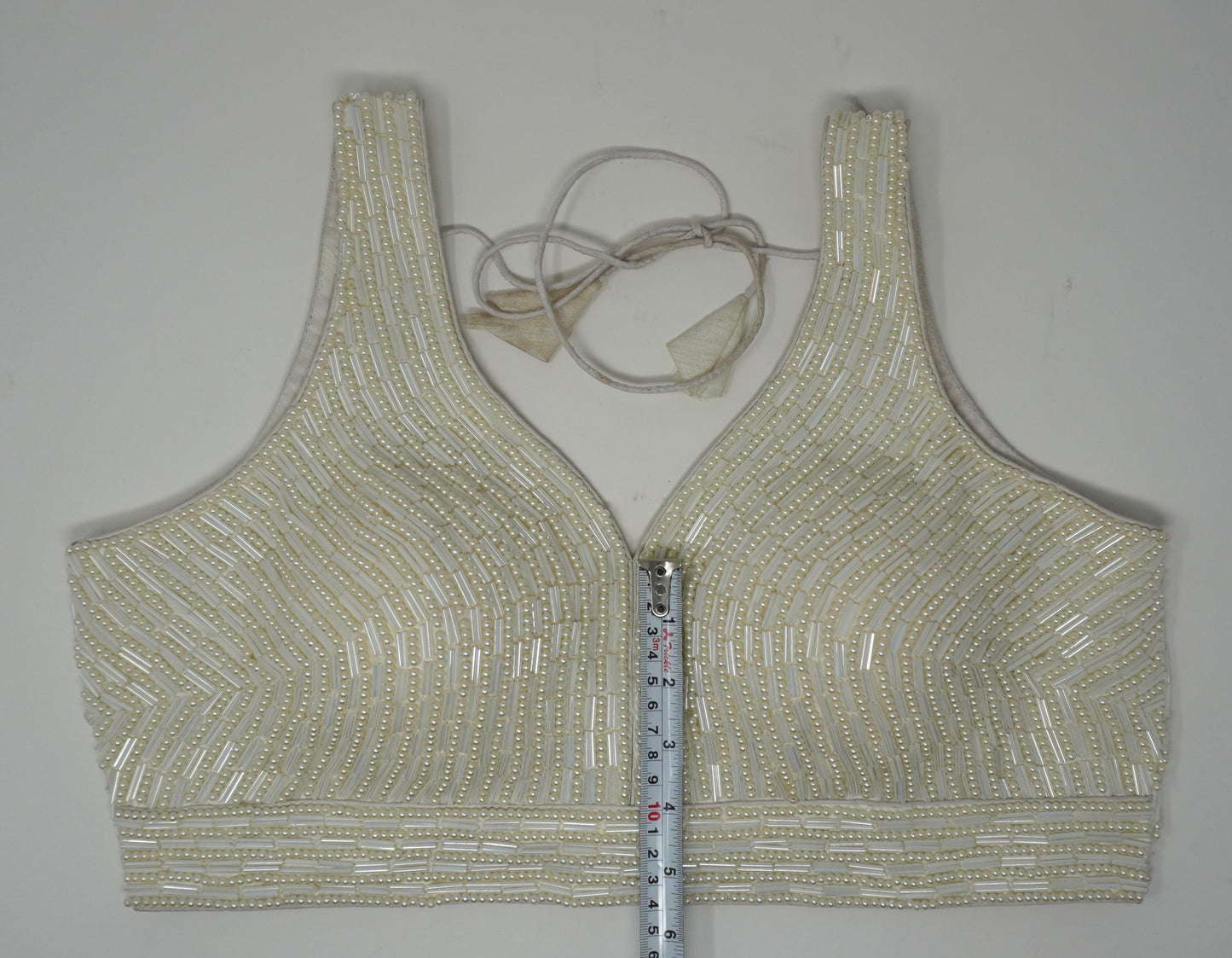 Designer Blouse, White color, heavy Beaded, Ready to wear, Best seller, Indian Bridal Saree Blouse, Christmas, latest design for women