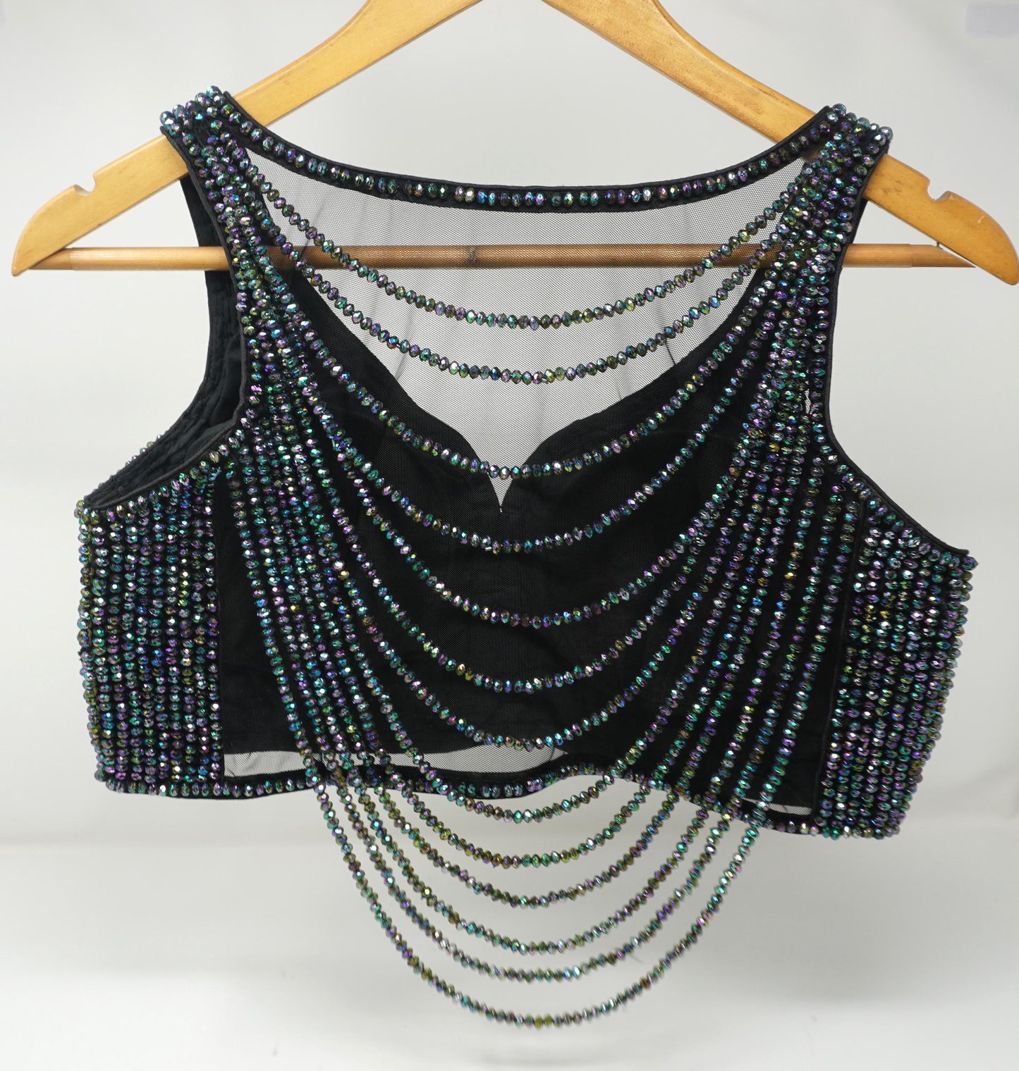 Designer Blouse, Black color, Heavy Beaded, Ready to wear, Best seller, Indian Bridal Saree Blouse, Christmas, latest design for women