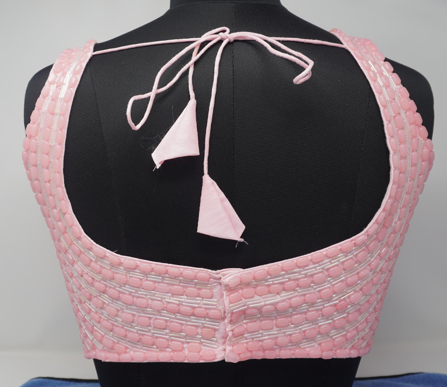 Designer Blouse, Pink color, heavy Beaded, Ready to wear, Best seller, Indian Bridal Saree Blouse, Christmas, latest design for women