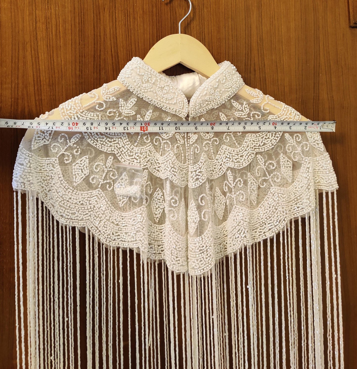 White Sequin Lace Bridal Shrug Bolero Glass Beaded Shoulder Wrap Shawl for Weddings and Evening Wear for Brides