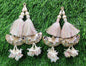 Indian Handmade Golden Beaded Latkan Tassels for Saree Blouse HandBags Hangings Dupatta Bridal Wedding dress for Women pair of 2 pcs