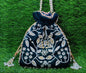 Indian Women Fashion Handmade Potli Bag, Ethnic Wedding And Festivals, hand bag, Bridal Bag Embellished With Beads & Pearls