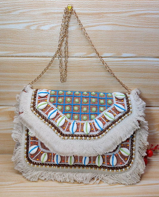 Indian Banjara Bag, Embroidered Bag, Hippie Bag, Shoulder Bag, Sling Bag, Crossbody Bag, Ethnic Bag, Boho Bag, Bohemian gift, Beaded