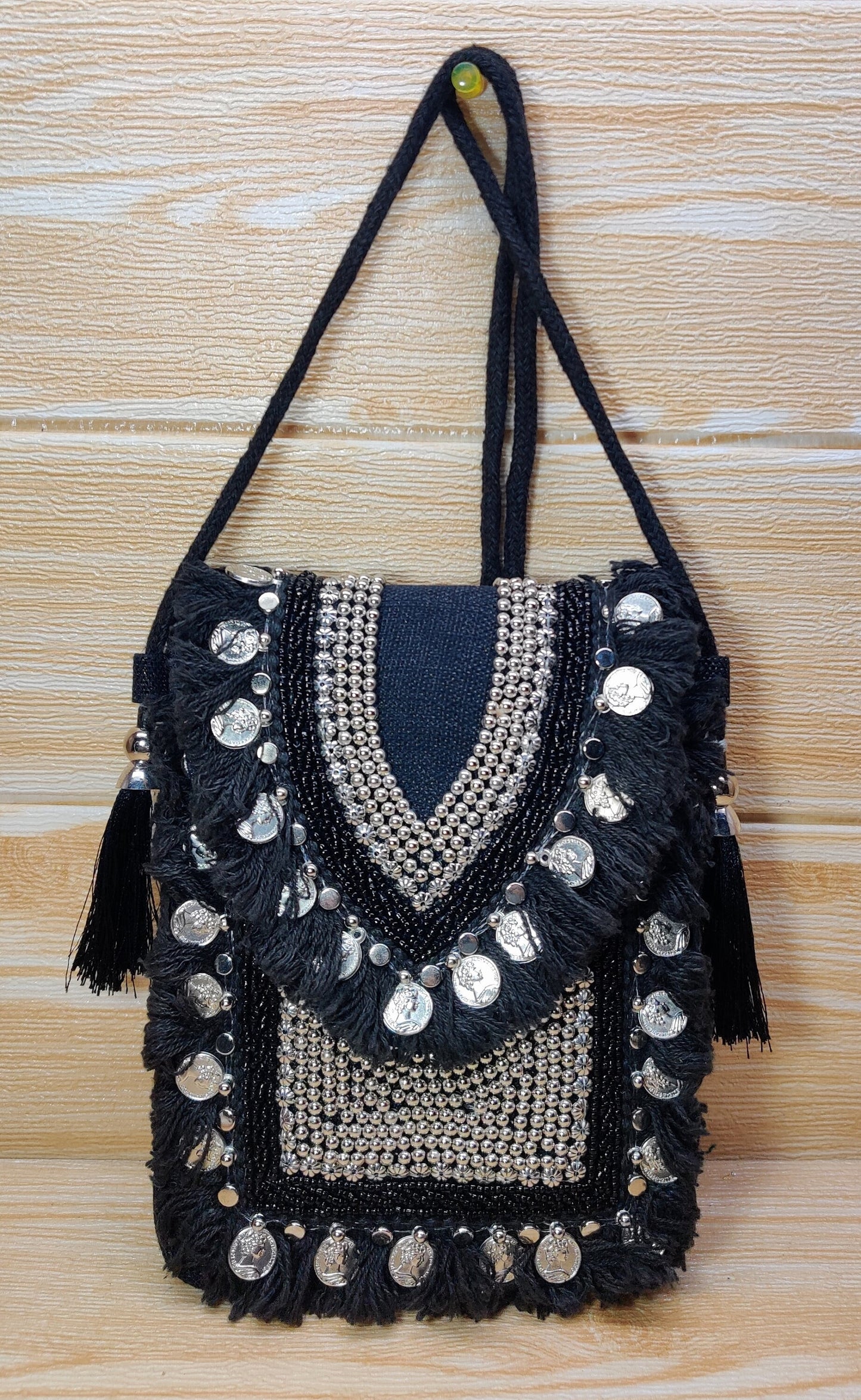 Indian Banjara Bag, Embroidered Bag, Hippie Bag, Shoulder Bag, Sling Bag, Crossbody Bag, Ethnic Bag, Boho Bag, Bohemian gift, Beaded