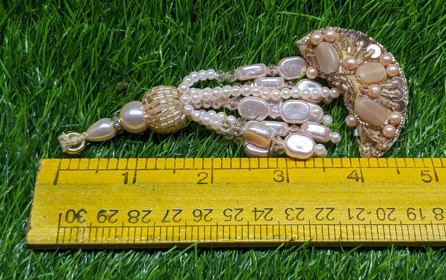 Indian Handmade Beaded Latkan Tassels for Saree blouse HandBags Hangings Dupatta Bridal Wedding dress for Women pair of 2 pcs