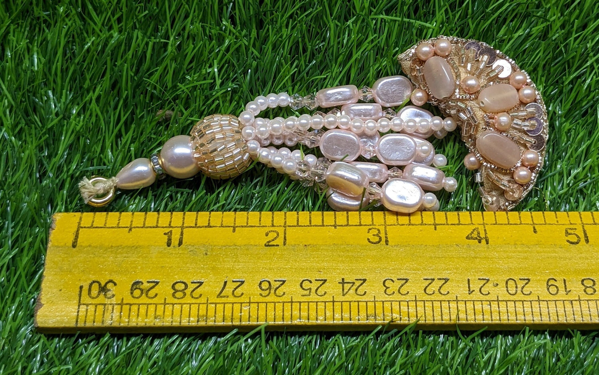 Indian Handmade Beaded Latkan Tassels for Saree blouse HandBags Hangings Dupatta Bridal Wedding dress for Women pair of 2 pcs