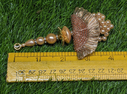 Indian Handmade Beaded Latkan Tassels for Saree Blouse HandBags Hangings Dupatta Bridal Wedding dress for Women pair of 2 pcs