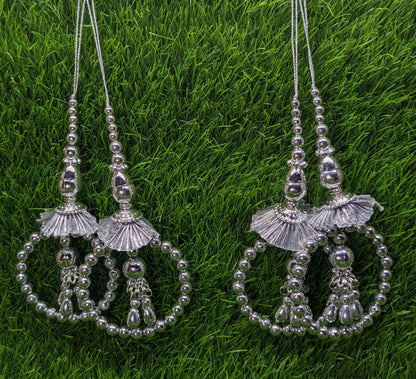 Indian Handmade Latkan Tassels for Saree Blouse Lehenga HandBags Hangings Dupatta Decoration Bridal Wedding dress for Women pair of 2 pcs