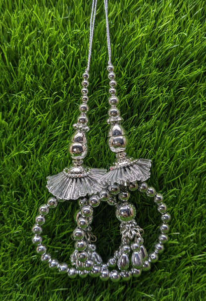 Indian Handmade Latkan Tassels for Saree Blouse Lehenga HandBags Hangings Dupatta Decoration Bridal Wedding dress for Women pair of 2 pcs