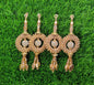 Indian Handmade Golden Latkan for Saree Blouse Lehenga HandBags Dupatta Decoration Bridal Wedding dress for Women pair of 2 pcs