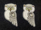 Indian Beaded OWL Decorative Handmade Patches Embroidered Sewing Thread Dresses Appliques Cushion Crafting Scrap booking Bags