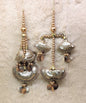 Indian Handmade Golden Beaded Lahenga Latkan Tassels for Saree HandBags Hangings Dupatta Bridal Wedding dress for Women pair of 2 pcs