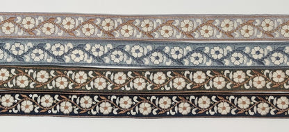 3 yard 3.0 cm wide Indian Saree Border Boho Lace Embroidery Ribbon Cushion Table runner curtains wedding Sewing Crafting Trim Headbands