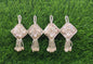 08 cm 2 pc pearl crystal beaded Tassels, home décor, lamp shades tassels, Hanging for Handbags, Indian Saree, Dupatta, Lehenga Blouse latkan