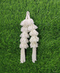 20 cm 2 pc cutdana glass beaded Lahenga Tassels, home décor, lamp shades tassels, Hanging for Handbags, Indian Saree, Dupatta, Blouse latkan