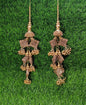 Golden Indian Beaded Tassel for Saree Blouse Lehenga Embellished HandBags Dupatta Decorative dress Latkan for Women 1 Pair