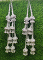 Gold/ Rose Gold/ Silver beaded Lahenga Latkan Tassels, home décor, hanging for Handbags, Indian Sewing Latkan for Saree, Dupatta