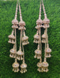 Gold/ Rose Gold/ Silver beaded Lahenga Latkan Tassels, home décor, hanging for Handbags, Indian Sewing Latkan for Saree, Dupatta