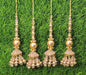 Golden Beaded Blouse Lahenga Latkan Tassels, home décor, hanging for Handbags, Indian Sewing Latkan for Saree, Dupatta