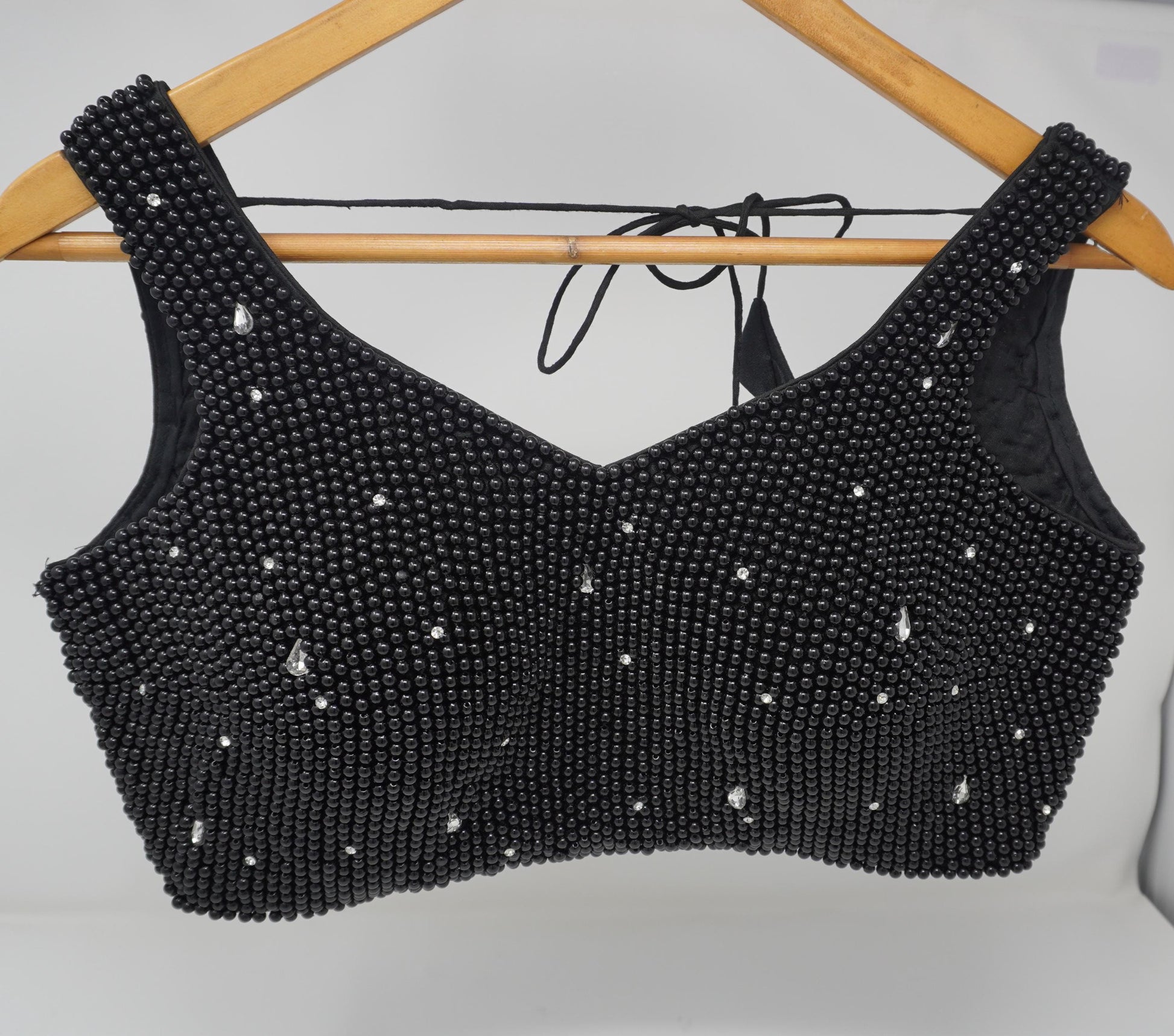 Designer Blouse, Black color, heavy Beaded, Ready to wear, Best seller, Indian Bridal Saree Blouse, Christmas, latest design for women