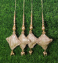 Rose Gold/ Light Gold/ Silver/ Golden Indian Beaded Cushioned Tassel for Saree Blouse Lehenga Embellished HandBags Dupatta Latkan for Women