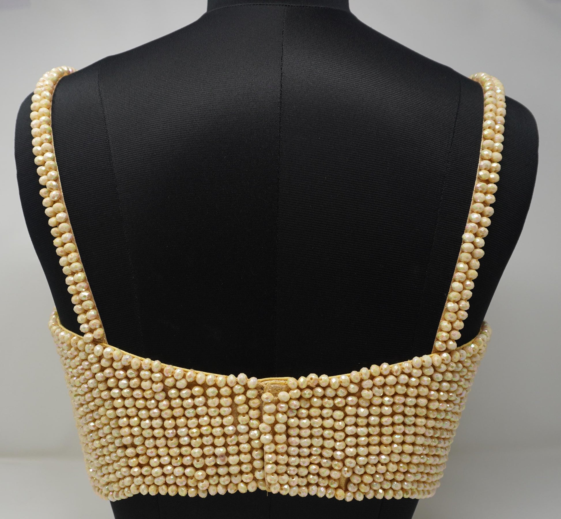 Designer Blouse, Cream beige color, heavy Beaded, Ready to wear, Best seller, Indian Bridal Saree Blouse, Christmas, latest design for women