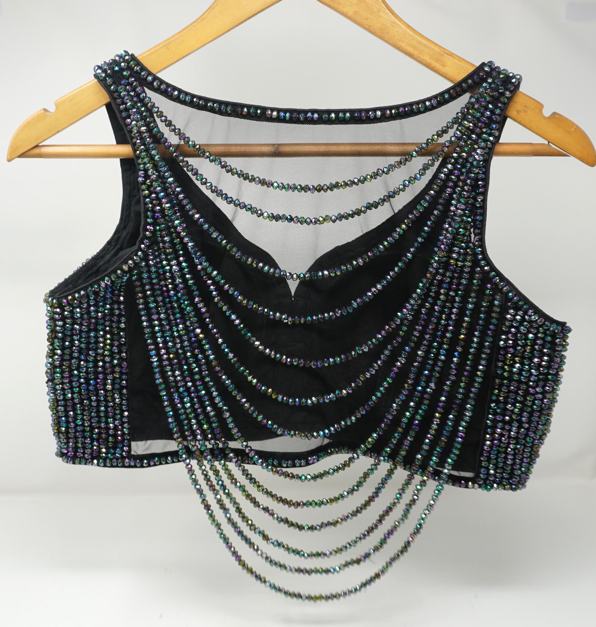 Designer Blouse, Black color, Heavy Beaded, Ready to wear, Best seller, Indian Bridal Saree Blouse, Christmas, latest design for women