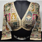 Indian designer Multi color Sequin Embroidered stitched blouse, Readymade Indian Bridal Saree Blouse, latest design blouse for women