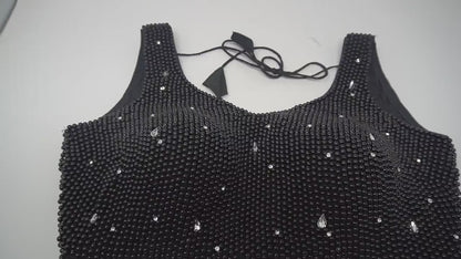 Designer Blouse, Black color, heavy Beaded, Ready to wear, Best seller, Indian Bridal Saree Blouse, Christmas, latest design for women