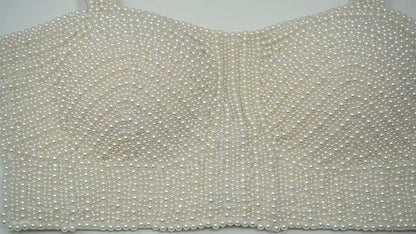 Designer Blouse, White color, heavy Beaded, Ready to wear, Best seller, Indian Bridal Saree Blouse, Christmas, latest design for women